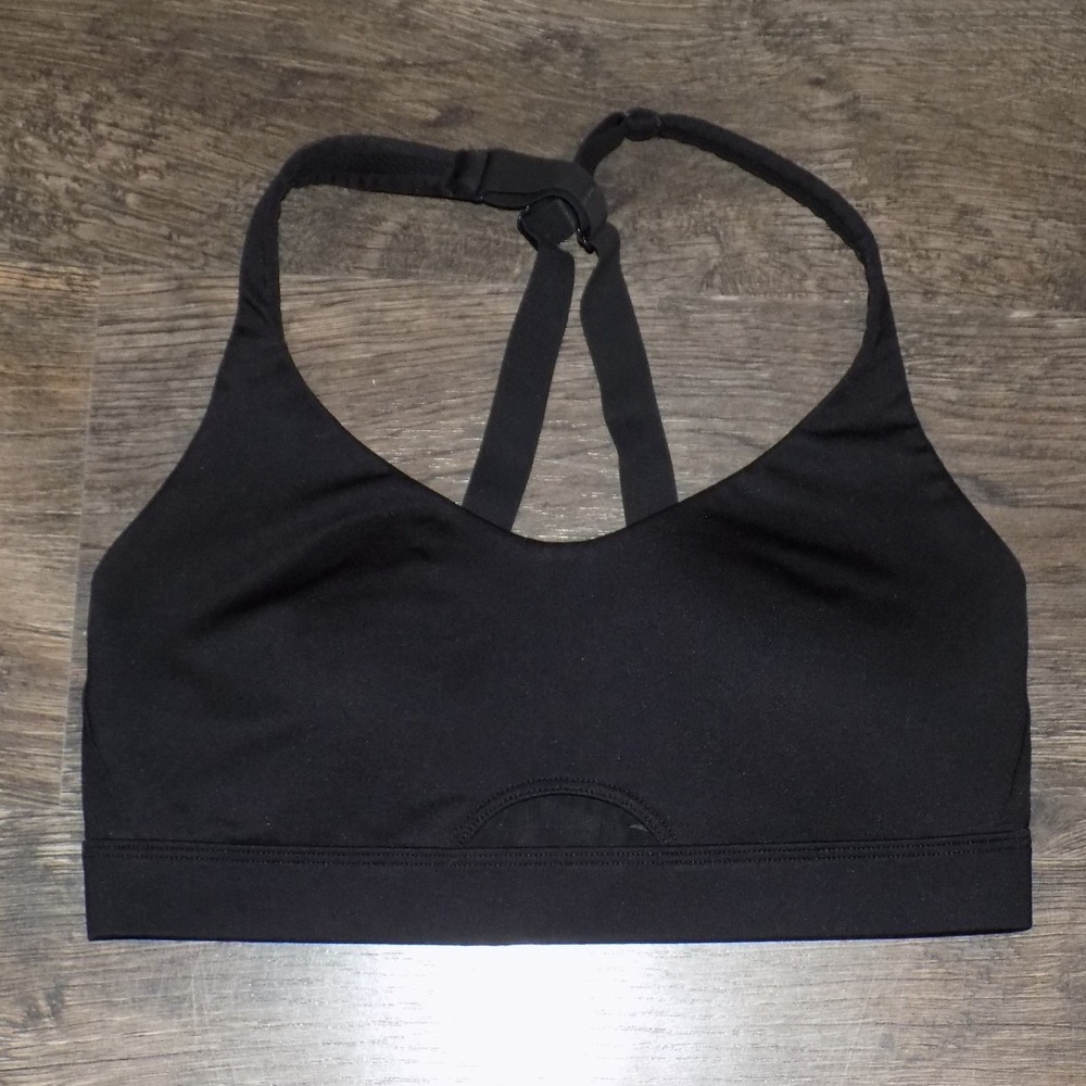 Victoria Sport Sports Bra‎ Womens Small Black Excellent Adjustable Racerback